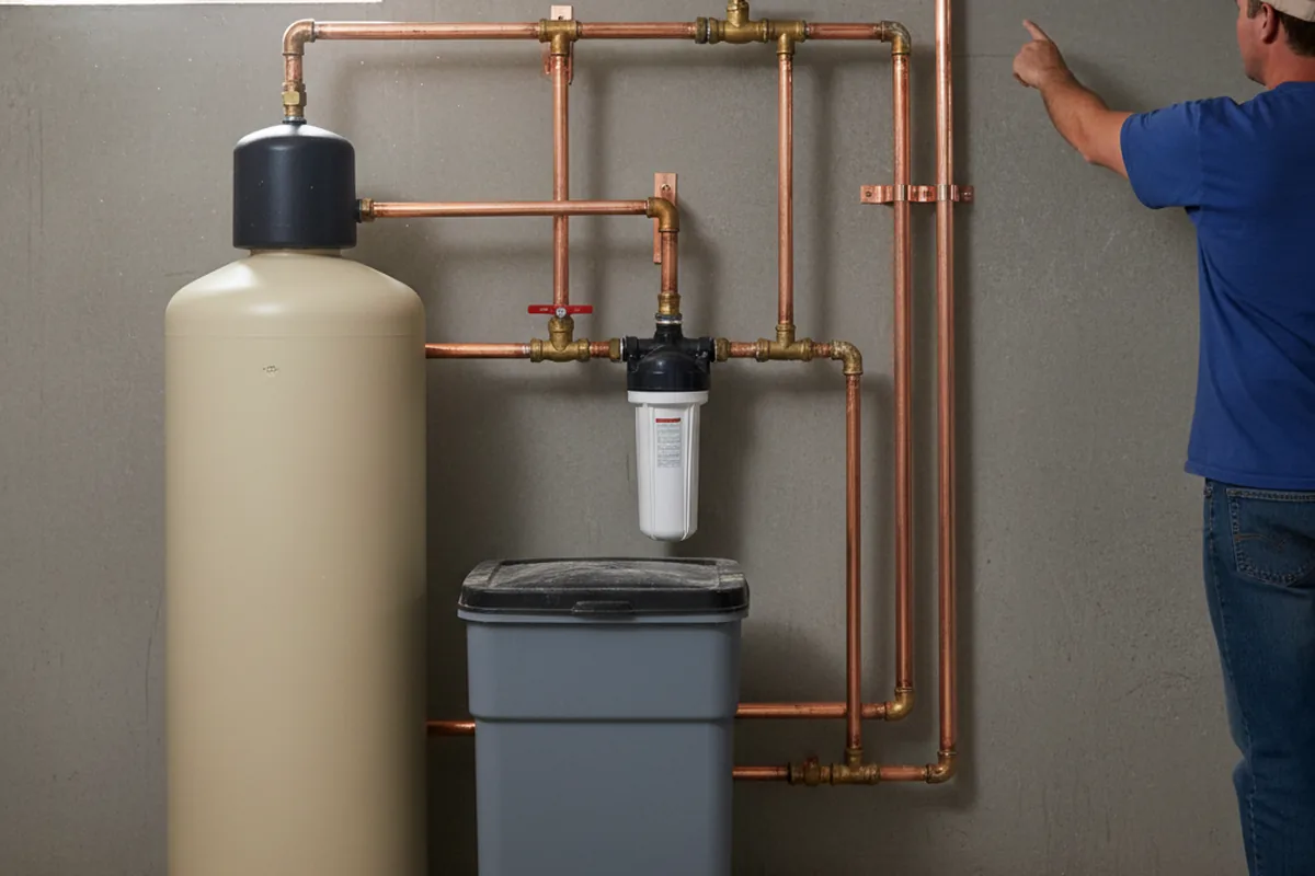 Whole-house water treatment system installed in Holton
